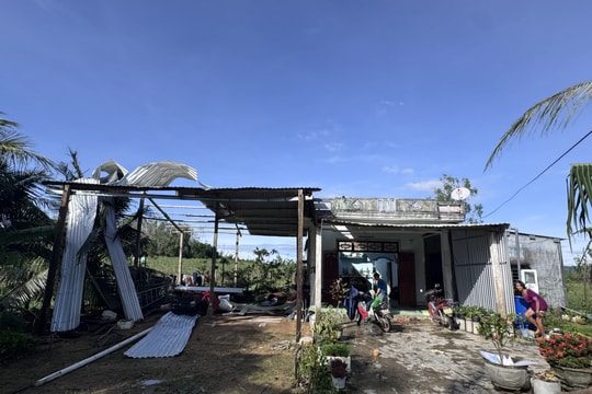 Khẩn trương khắc phục hậu quả bão số 13 ổn định đời sống người dân