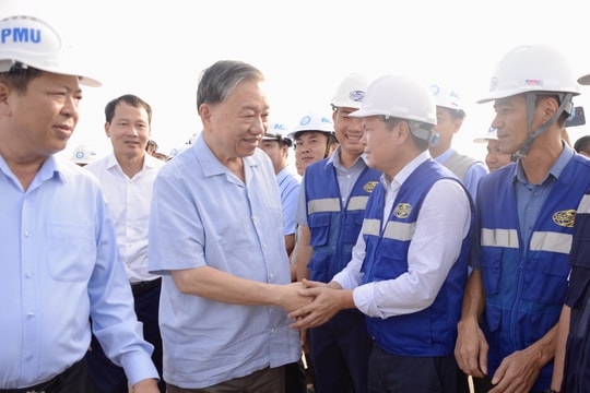 Tổng Bí thư thăm, kiểm tra thực tế tại Dự án Cảng Hàng không quốc tế Long Thành