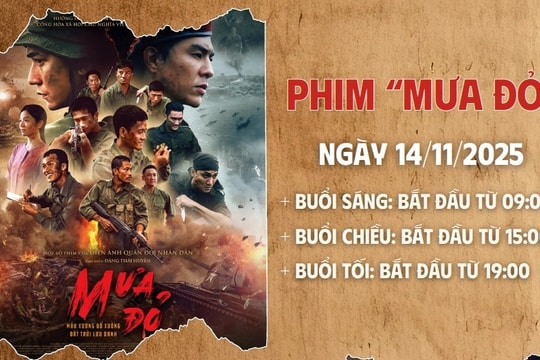 “Mưa đỏ” và “Địa đạo” được chiếu miễn phí phục vụ quân dân Côn Đảo