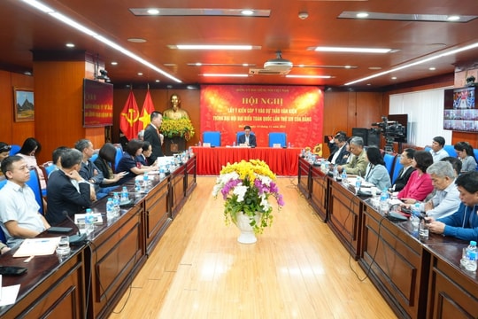 VOV tổ chức hội nghị lấy ý kiến góp ý dự thảo Văn kiện Đại hội XIV của Đảng