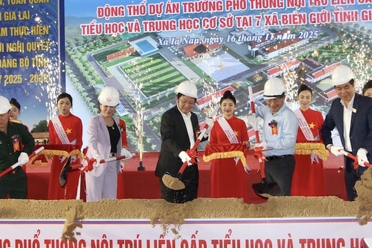 Gia Lai khởi công xây dựng 7 trường phổ thông nội trú liên cấp