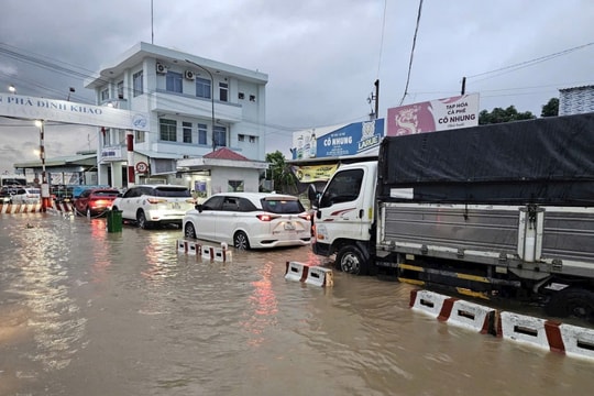 Vĩnh Long cảnh báo triều cường dâng cao có khả năng gây ngập nhiều nơi