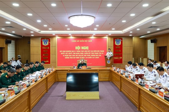 Quyết liệt “khóa chặt” vi phạm IUU:Cảnh sát biển tăng cường kiểm soát toàn tuyến