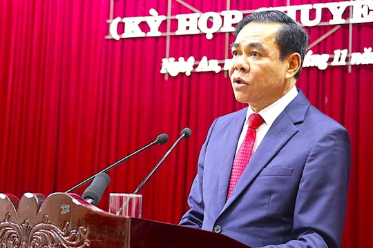 Ông Võ Trọng Hải được bầu giữ chức Chủ tịch tỉnh Nghệ An