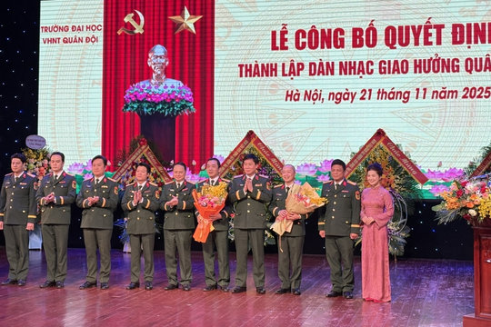 Thành lập Dàn nhạc giao hưởng Quân đội