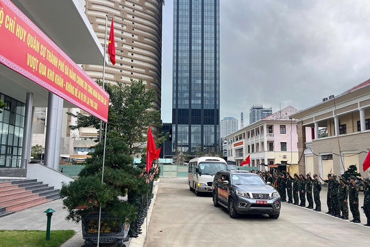 Bộ Chỉ huy Quân sự thành phố Đà Nẵng xuất quân hỗ trợ Đắk Lắk khắc phục hậu quả mưa lũ