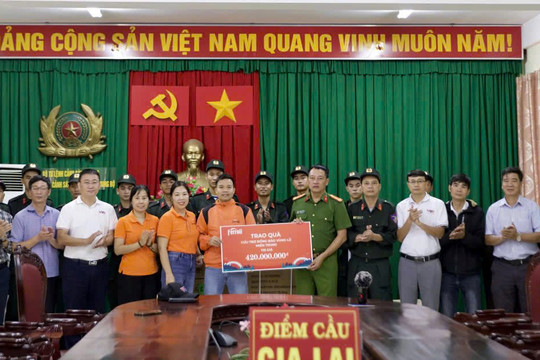 Rapido và Ferroli đồng hành với VOV hướng về bà con vùng lũ Gia Lai