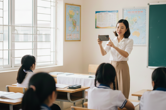 Đưa hình ảnh học sinh lên mạng xã hội làm content: Vô tư nhưng cẩn trọng hệ lụy