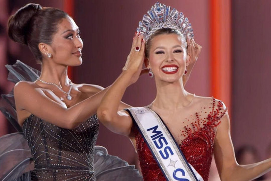 Người đẹp Mỹ đăng quang Miss Cosmo 2025, Phương Linh lọt top 10