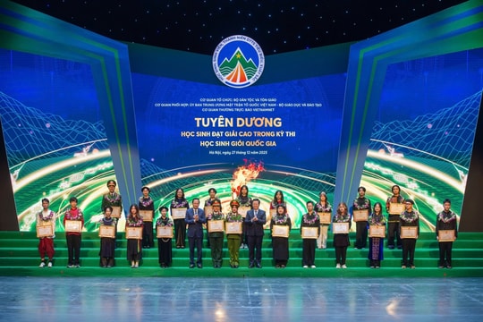 Tuyên dương 150 học sinh, sinh viên, thanh niên DTTS xuất sắc, tiêu biểu năm 2025