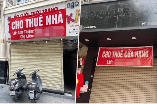 Nhà mặt phố Hà Nội ế khách thuê giữa mùa 'hốt bạc' cuối năm