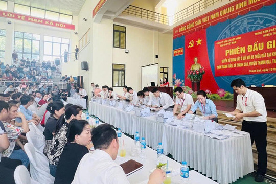 Chính thức tăng mức đặt cọc đấu giá đất lên tới 50% giá khởi điểm