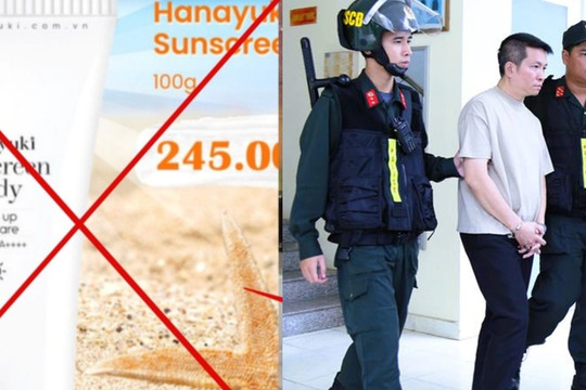 Tiếp tục thu hồi kem chống nắng Hanayuki do chồng ca sĩ Đoàn Di Băng phân phối