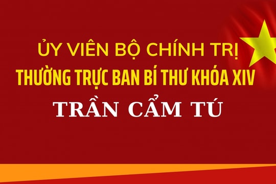 Tiểu sử Thường trực Ban Bí thư Trần Cẩm Tú