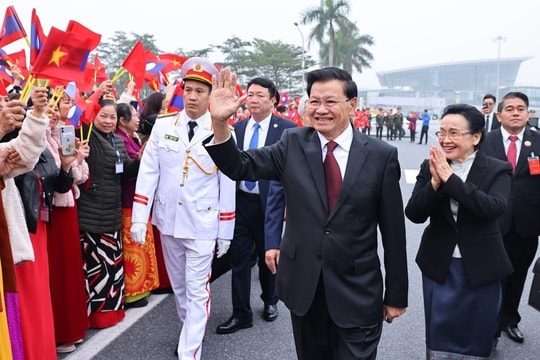 Toàn cảnh chuyến thăm cấp Nhà nước tới Việt Nam của Tổng Bí thư, Chủ tịch nước Lào