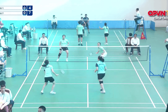 Chung kết cầu lông Đôi Nữ: Những pha đập cầu trái tay uy lực và bỏ nhỏ tinh tế của Ngô Thị Hồng Nhung (QK1)