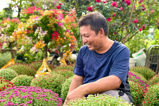 Hoa Tết TP.HCM bán chạy, nhiều nhà vườn 'cháy' hàng sớm