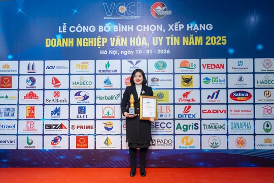 Sao Thái Dương được vinh danh “Doanh nghiệp văn hóa – uy tín năm 2025” do VCCI bình chọn
