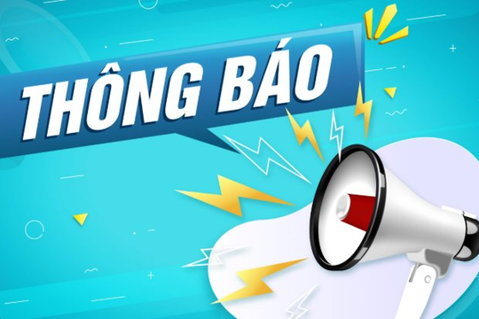 Thông báo kết quả lựa chọn tổ chức hành nghề đấu giá tài sản  