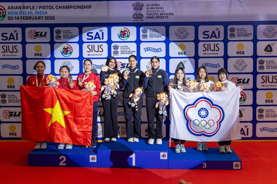 Bắn súng Việt Nam xuất sắc giành HCV ở giải châu Á 2026