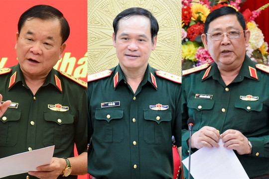 5 Thượng tướng quân đội nghỉ công tác từ ngày 1/3