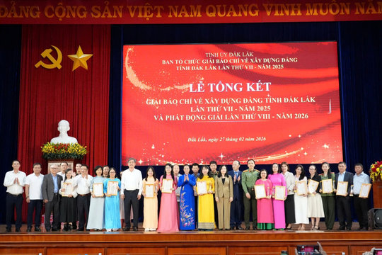 VOV Tây Nguyên đoạt giải C Giải Báo chí về xây dựng Đảng tỉnh Đắk Lắk