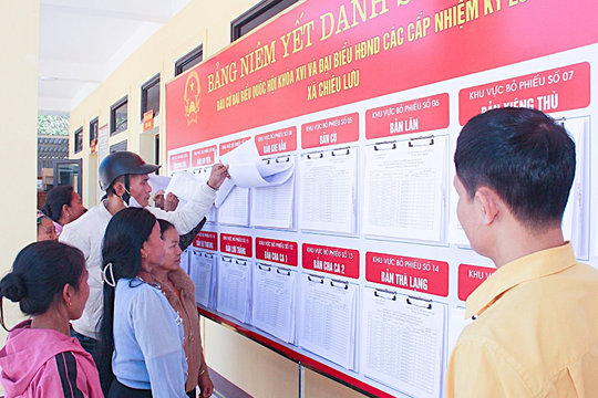 “Chặng nước rút” trước ngày hội bầu cử tại Nghệ An