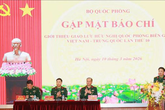 Giao lưu hữu nghị quốc phòng biên giới Việt Nam - Trung Quốc lần thứ 10