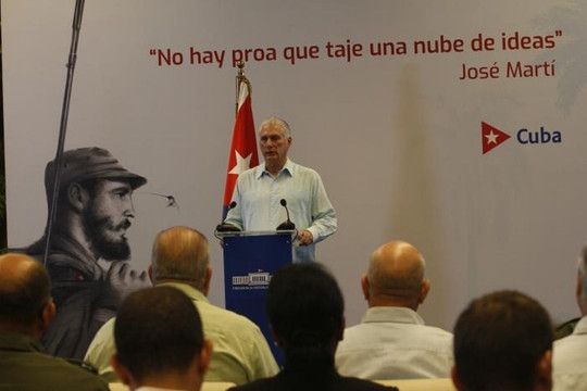 Chủ tịch Cuba thông tin về tình hình trong nước và đàm phán với Mỹ