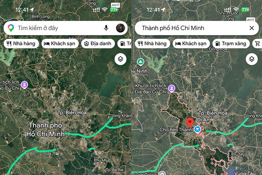 Google Maps thay đổi dữ liệu tại Việt Nam sau sáp nhập tỉnh, thành