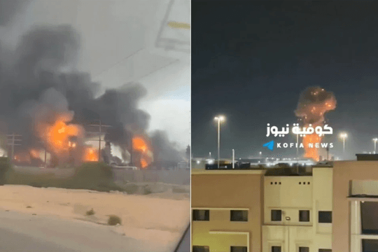 Iran nã tên lửa vào trung tâm năng lượng Qatar, nhắm mục tiêu đến Ả Rập Xê-út