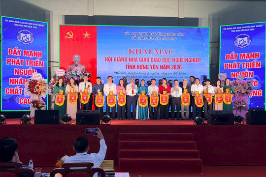 VOVedu tham dự khai mạc Hội giảng Nhà giáo Giáo dục nghề nghiệp tỉnh Hưng Yên năm 2026 
