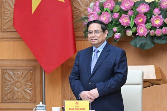 Thủ tướng Chính phủ Phạm Minh Chính đối thoại với doanh nghiệp Nhật Bản