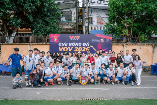 Sôi động Giải bóng đá VOV 2026 chào mừng 95 năm thành lập Đoàn