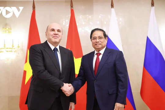Báo chí Nga đưa tin đậm nét về hoạt động của Thủ tướng Phạm Minh Chính tại Moscow