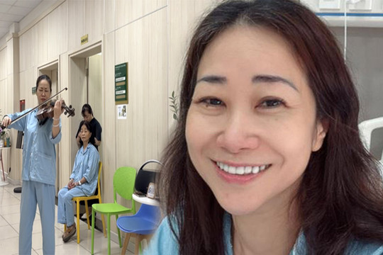 Tài năng của bệnh nhân kéo đàn ở A9 Bạch Mai khiến dân mạng trầm trồ