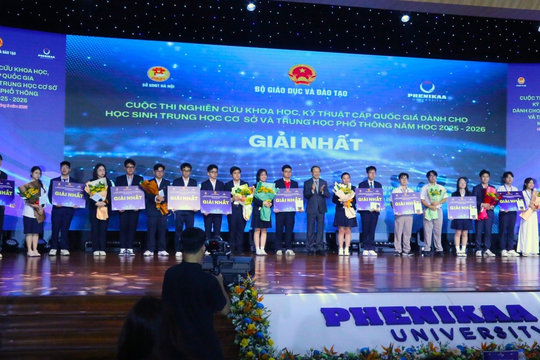 Bộ GDĐT lên tiếng về nghi vấn tiêu cực trong Cuộc thi nghiên cứu KHKT cấp quốc gia
