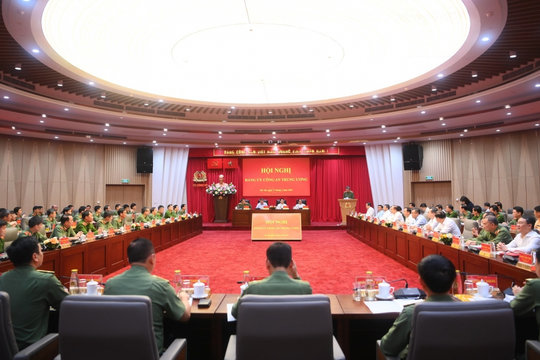 Tổng Bí thư Tô Lâm dự và phát biểu chỉ đạo Hội nghị Đảng ủy Công an Trung ương