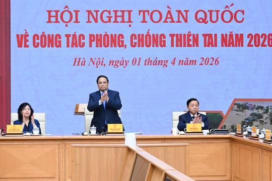 Thủ tướng: Xây dựng xã, phường, đặc khu là pháo đài trong phòng chống thiên tai
