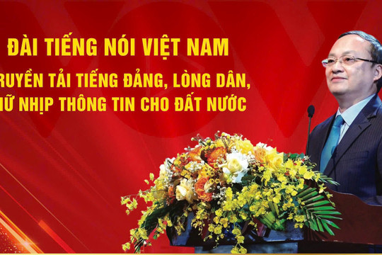 Đài Tiếng nói Việt Nam truyền tải tiếng Đảng, lòng Dân, giữ nhịp thông tin cho đất nước