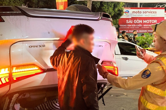Khởi tố tài xế xe Lexus gây tai nạn liên hoàn ở Hà Nội