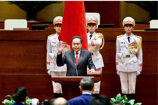 Điện và thư chúc mừng đồng chí Trần Thanh Mẫn được bầu giữ chức Chủ tịch Quốc hội