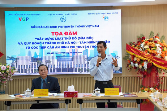 Tích hợp an ninh phi truyền thống trong quy hoạch Thủ đô Hà Nội tầm nhìn 100 năm