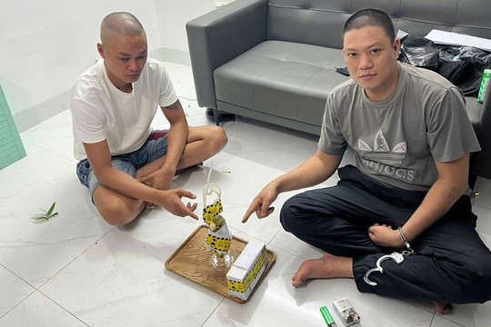 Triệt phá ổ ma túy giữa lòng Hà Nội, bắt 3 đối tượng