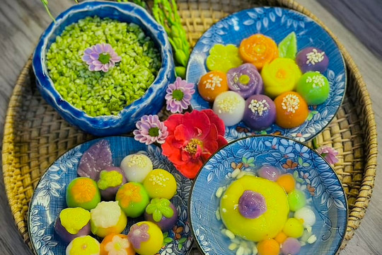 Cách làm bánh trôi bánh chay ngũ sắc ngày Tết Hàn thực