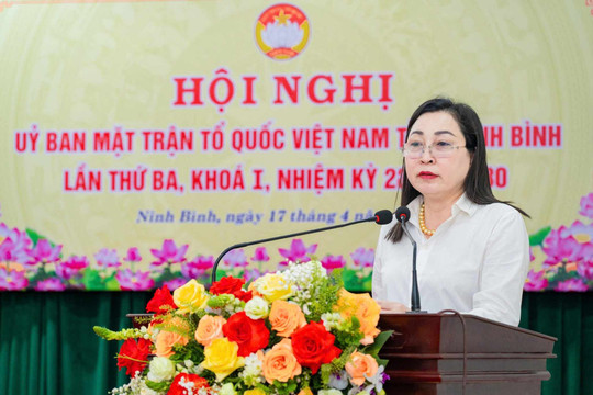 Ninh Bình có tân Chủ tịch Ủy ban MTTQ tỉnh nhiệm kỳ 2025–2030