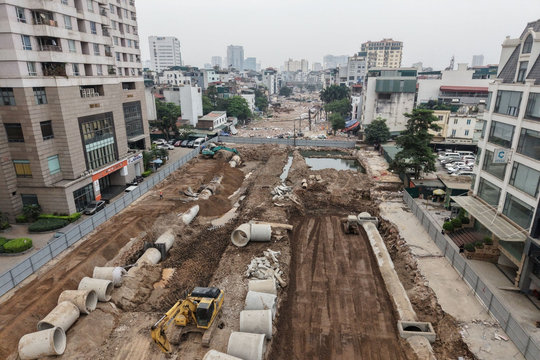 Vành đai 2,5 tại Hà Nội nguy cơ chậm tiến độ do vướng giải phóng mặt bằng