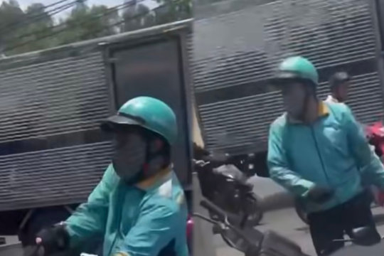 Xác minh clip tài xế mặc áo xe ôm công nghệ ở TP.HCM cầm hung khí đánh người