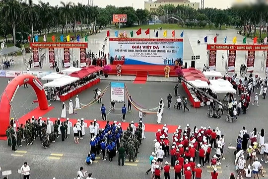 Hơn 2.000 VĐV tranh tài giải Việt dã Báo và PTTH Đà Nẵng lần thứ I năm 2026