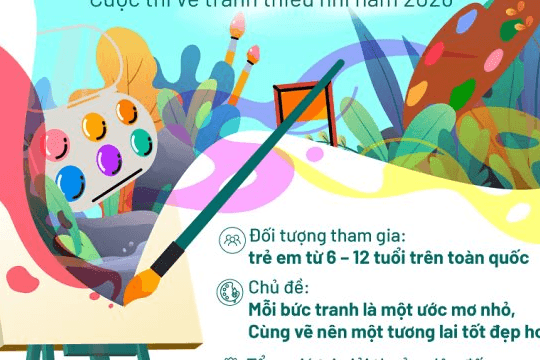 Cuộc thi tranh thiếu nhi “Cùng BIDV vẽ ước mơ”